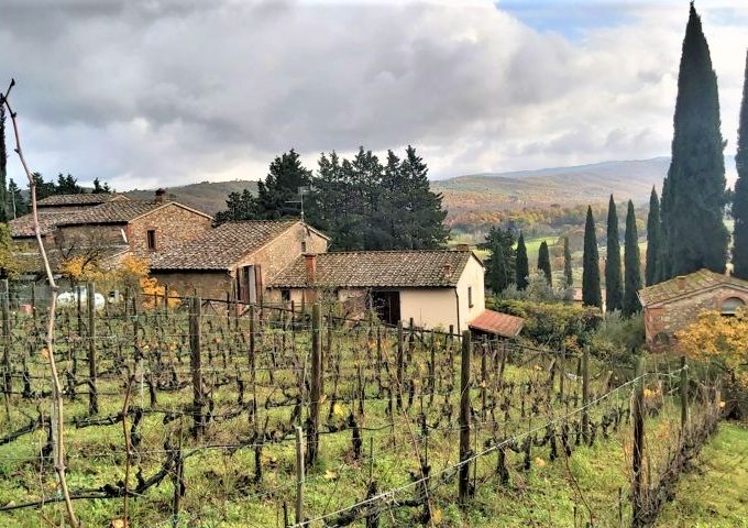 Casale toscano con vigna in Val d’Ambra-Bucine